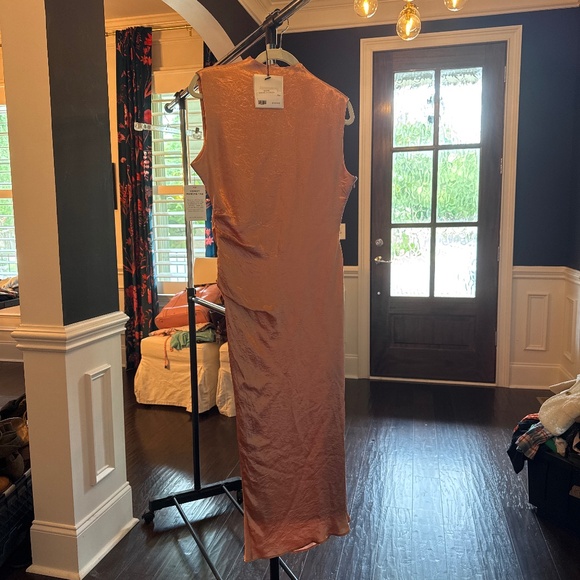 NWT Regina Pyo Delilah Dress pink satin UK10 EU 38 - Picture 1 of 5